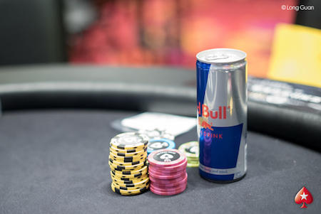 Red Bull at the poker table