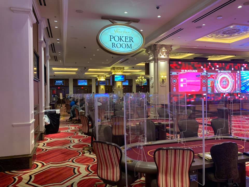 Las Vegas Poker Rooms Shifting to 8Handed with Plexiglass Dividers