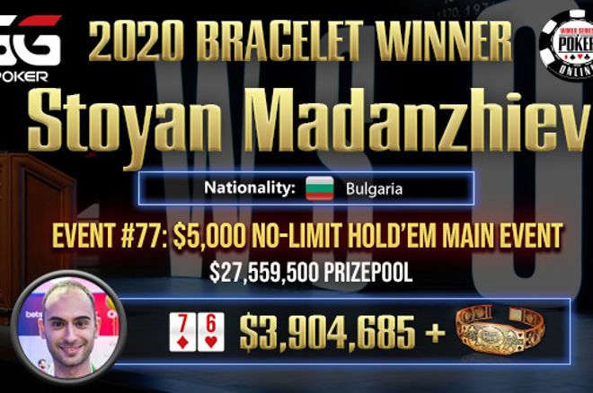 Stoyan Madanzhiev Wins GGPoker’s WSOP Main Event for $3.9 Million