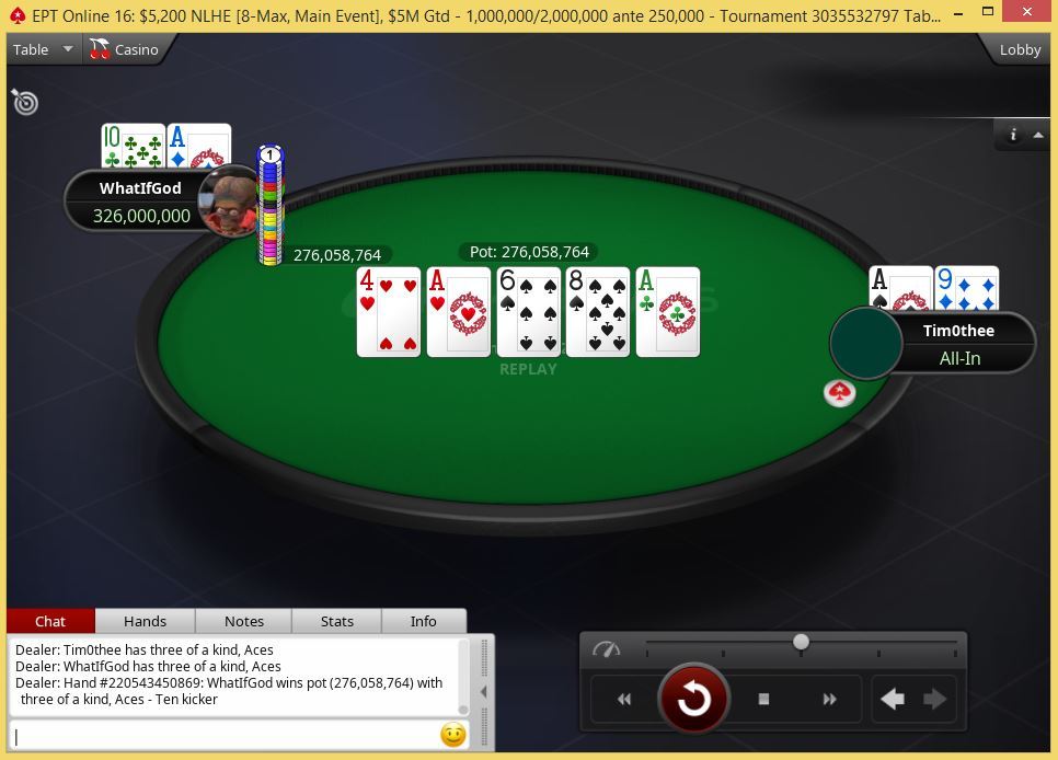 EPT Online Main Event Result: Divine Performance Earns WhatIfGod the Title