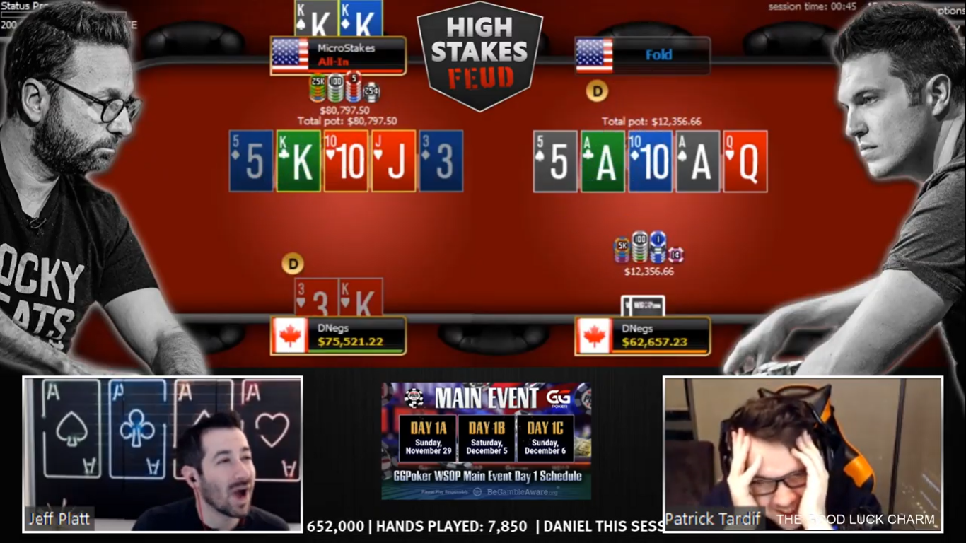 Doug Polk is Running Up the Score on Daniel Negreanu