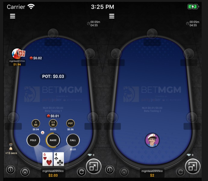 BetMGM Poker MI