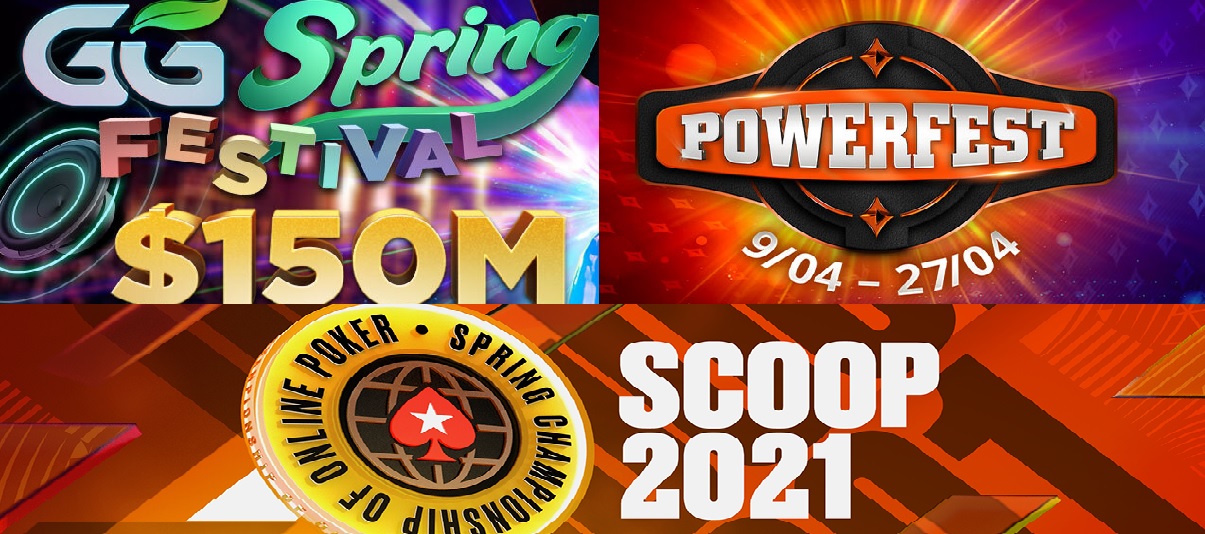 $250 Million Showdown: PokerStars, GGPoker, and Partypoker to Host Rival Spring Festivals