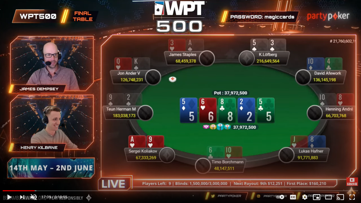WPT500 Winner David Afework Disqualified by PartyPoker, Loses $160,000 Payday