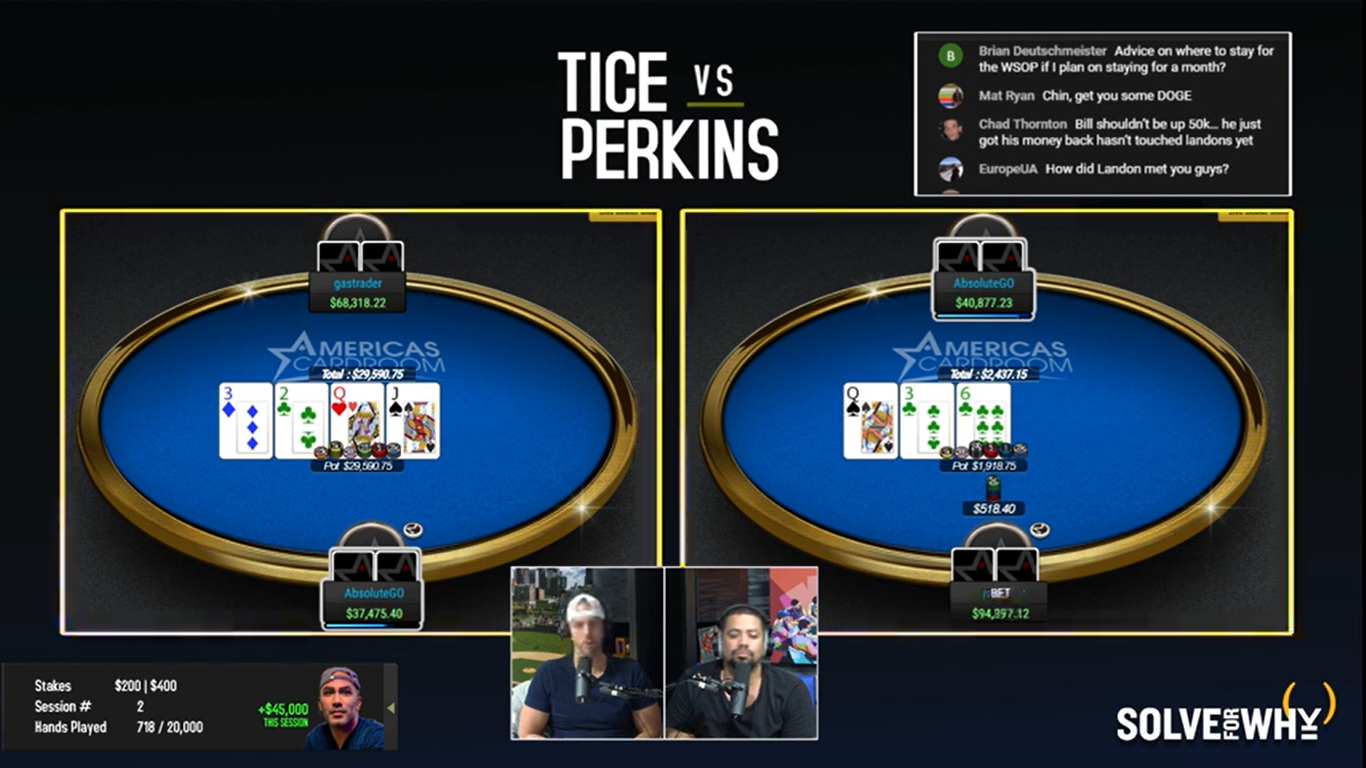 Bill Perkins Notches Day 2 Victory in Heads-Up Match Vs. Landon Tice