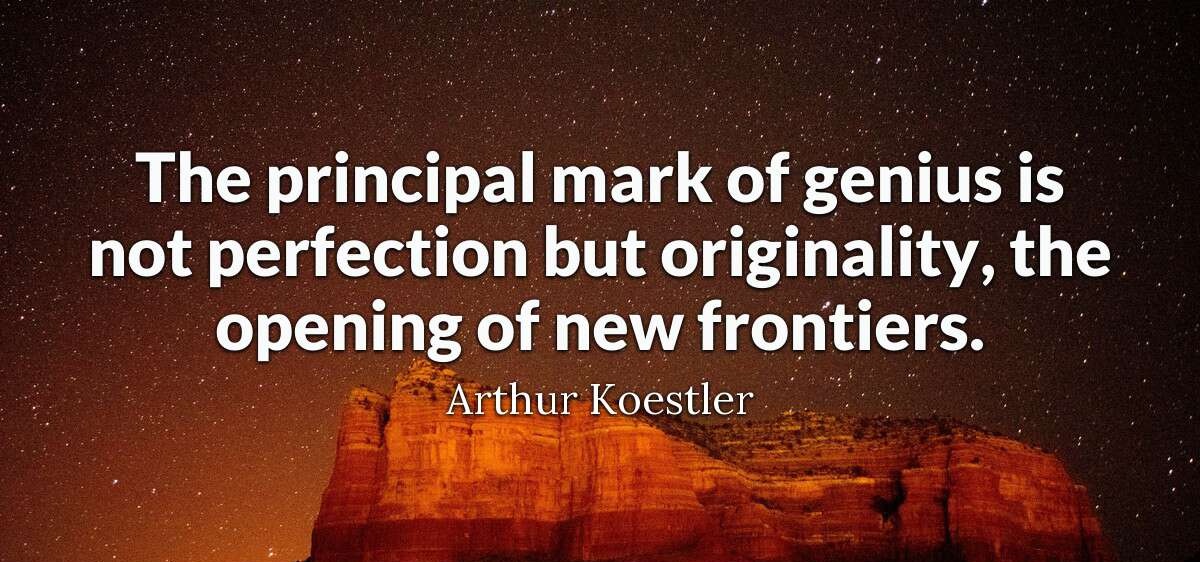 Arthur Koestler quote