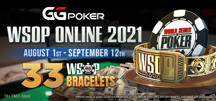 GGPoker Records $563,000 Overlay for 2021 WSOP Online Main Event