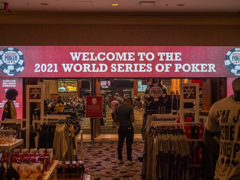 WSOP Welcome Sign 2021