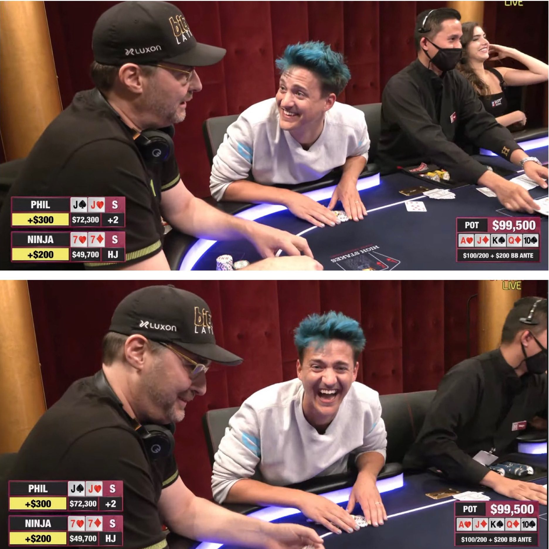 Did Phil Hellmuth Shoot an Angle at Table Full of Superstar Streamer Newbies?