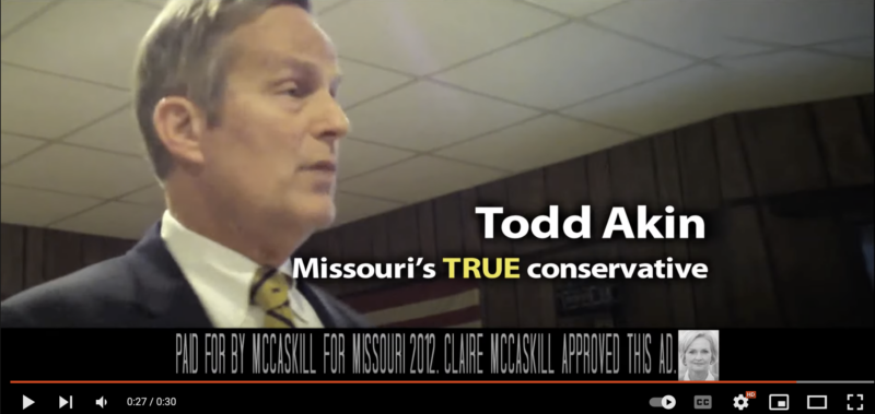 Pro Todd Akin Ad