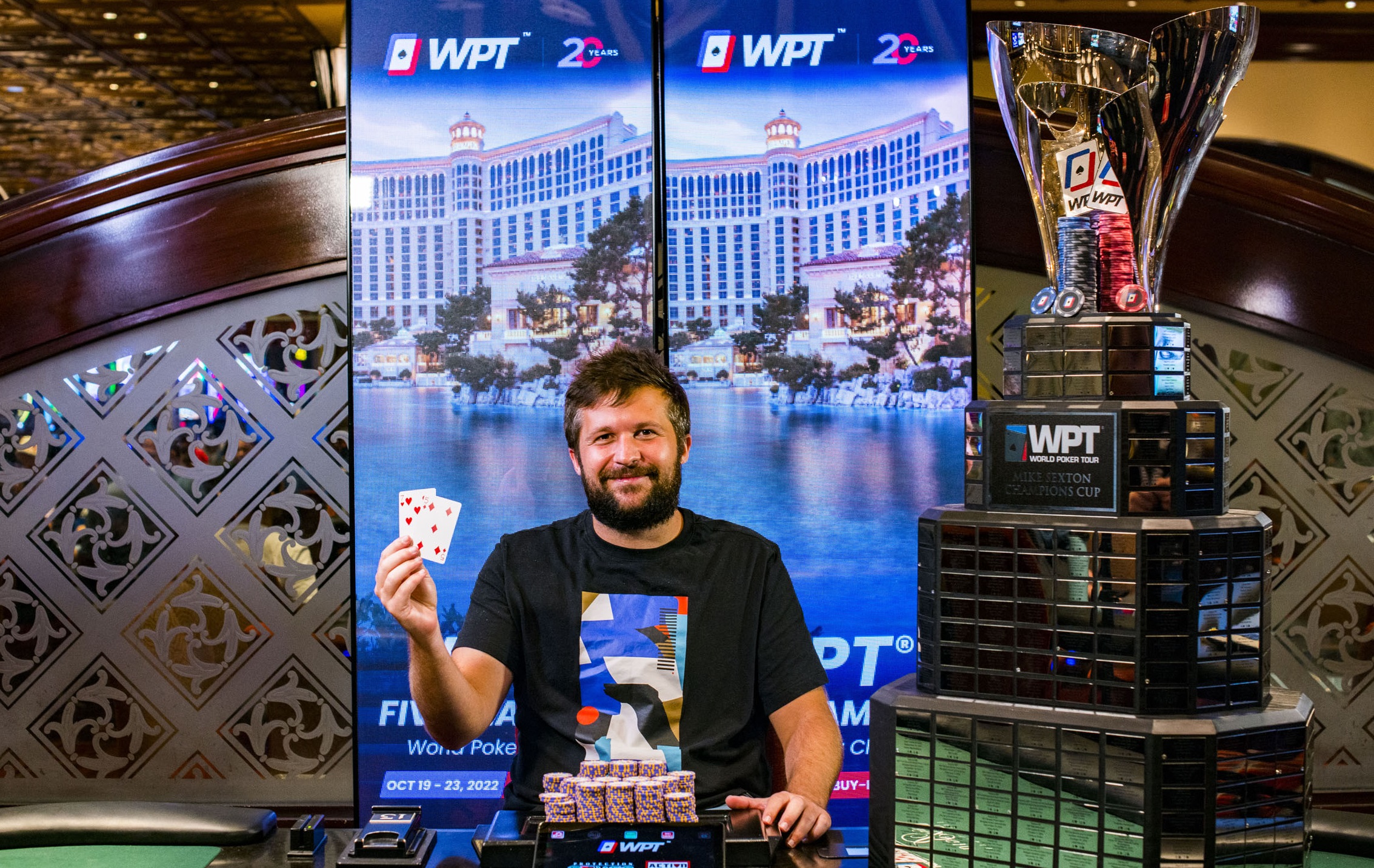 Big Winners of the Week (Oct. 17 – 23):  Diamond Performance Earns Chad Eveslage Second WPT Title + More Poker Results