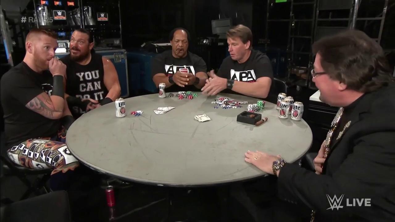 Poker Returns to Wrestling Show ‘WWE Raw’ 