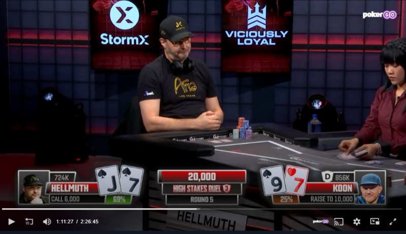 High Stakes Duel Koon Hellmuth Hand 1