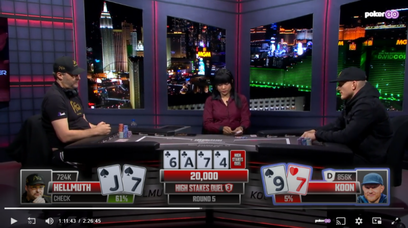 Hellmuth Koon High Stakes Duel Hand 3