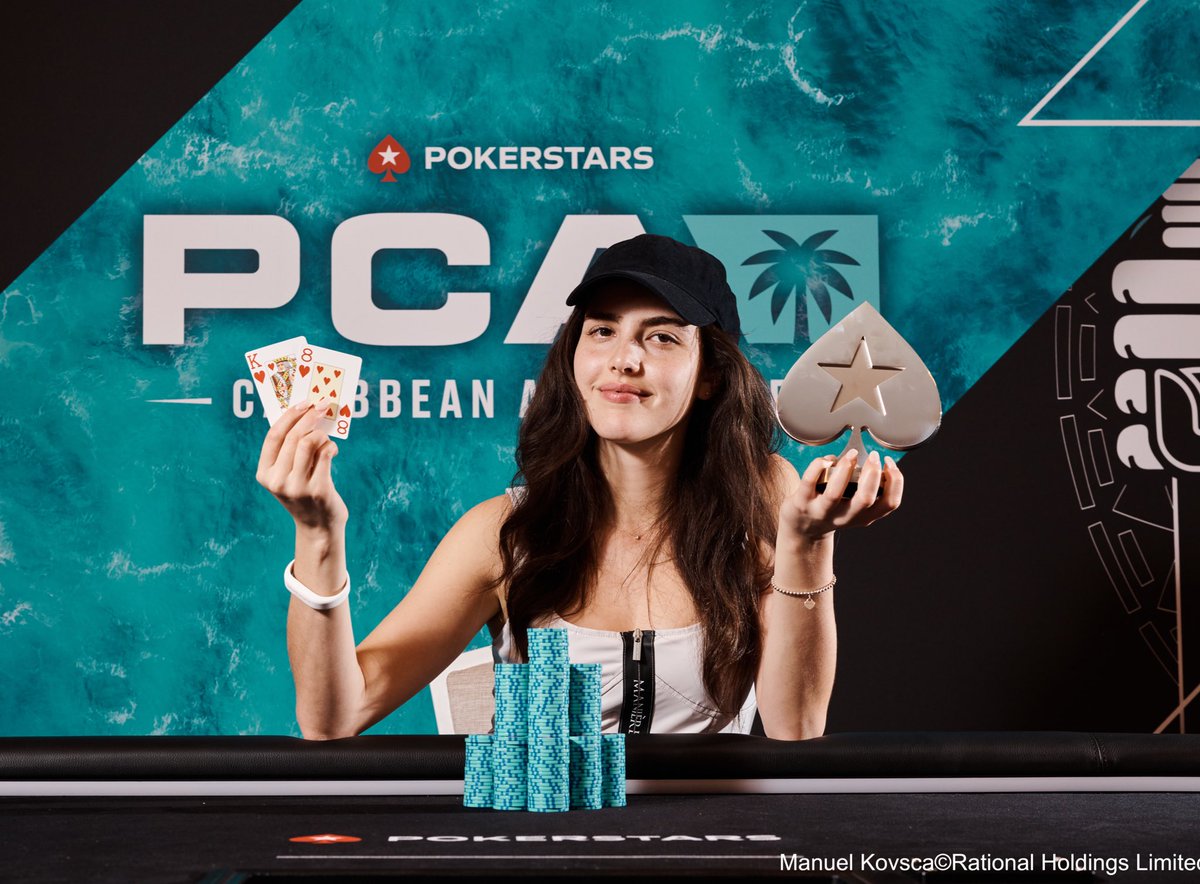 Alexandra Botez (botezlive) Crushing The Bomb Pot 3 Times in A row🔥⁠ ⁠ ⁠ ⁠  #poker #chipporn #wsop #chips #bracelethunting #pokerchips…