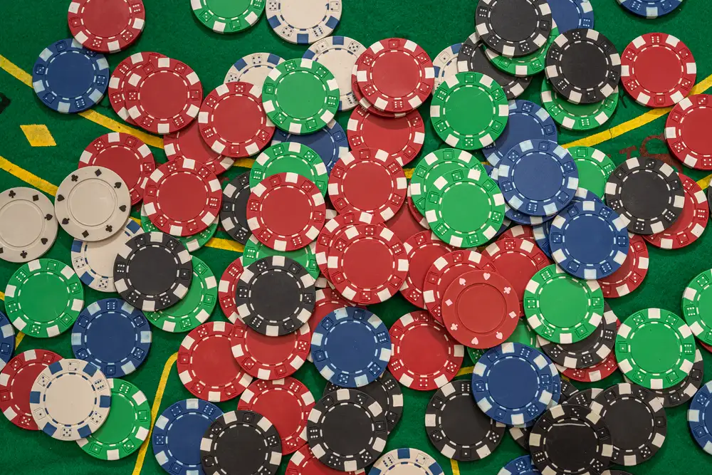 Pot Size - A Big Pile of Poker Chips