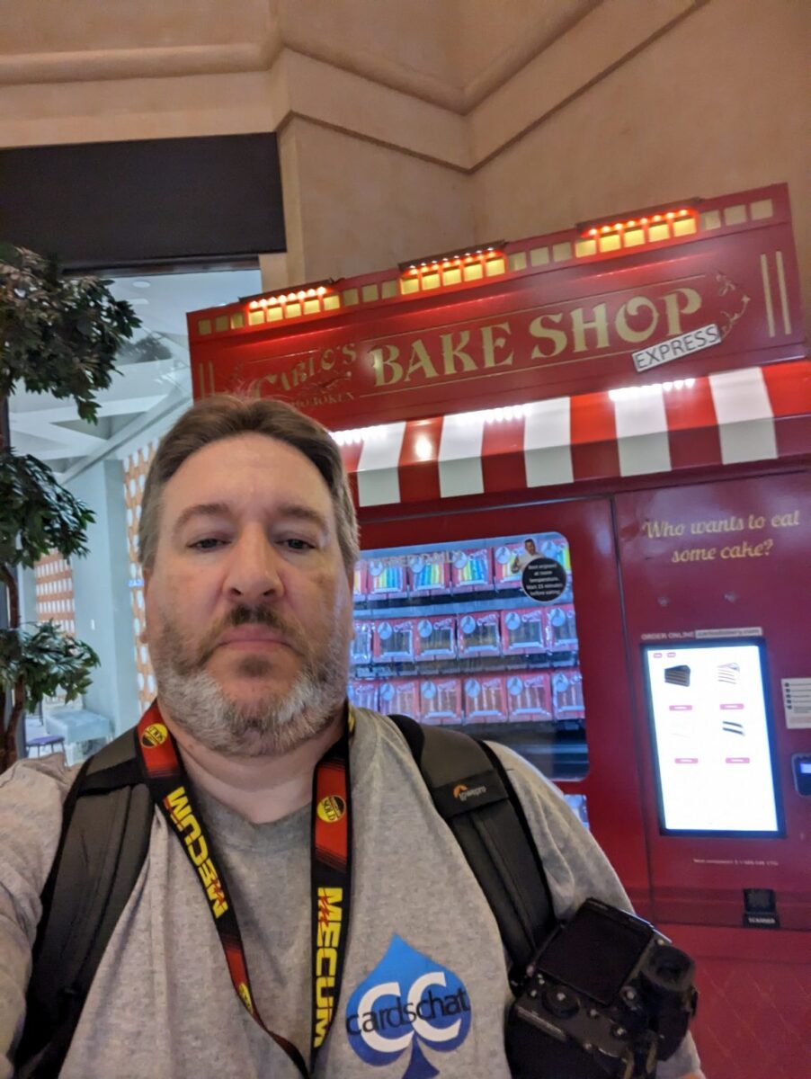 Cake Vending Machine at the WSOP Vegas