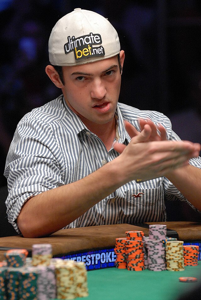 Joseph Cada on his way to winning the WSOP Main Event