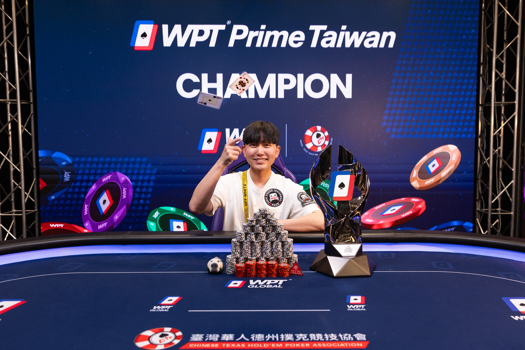 Seonguk Huh Continues 2023 Hot Streak, Wins Record-Breaking WPT Prime Taiwan