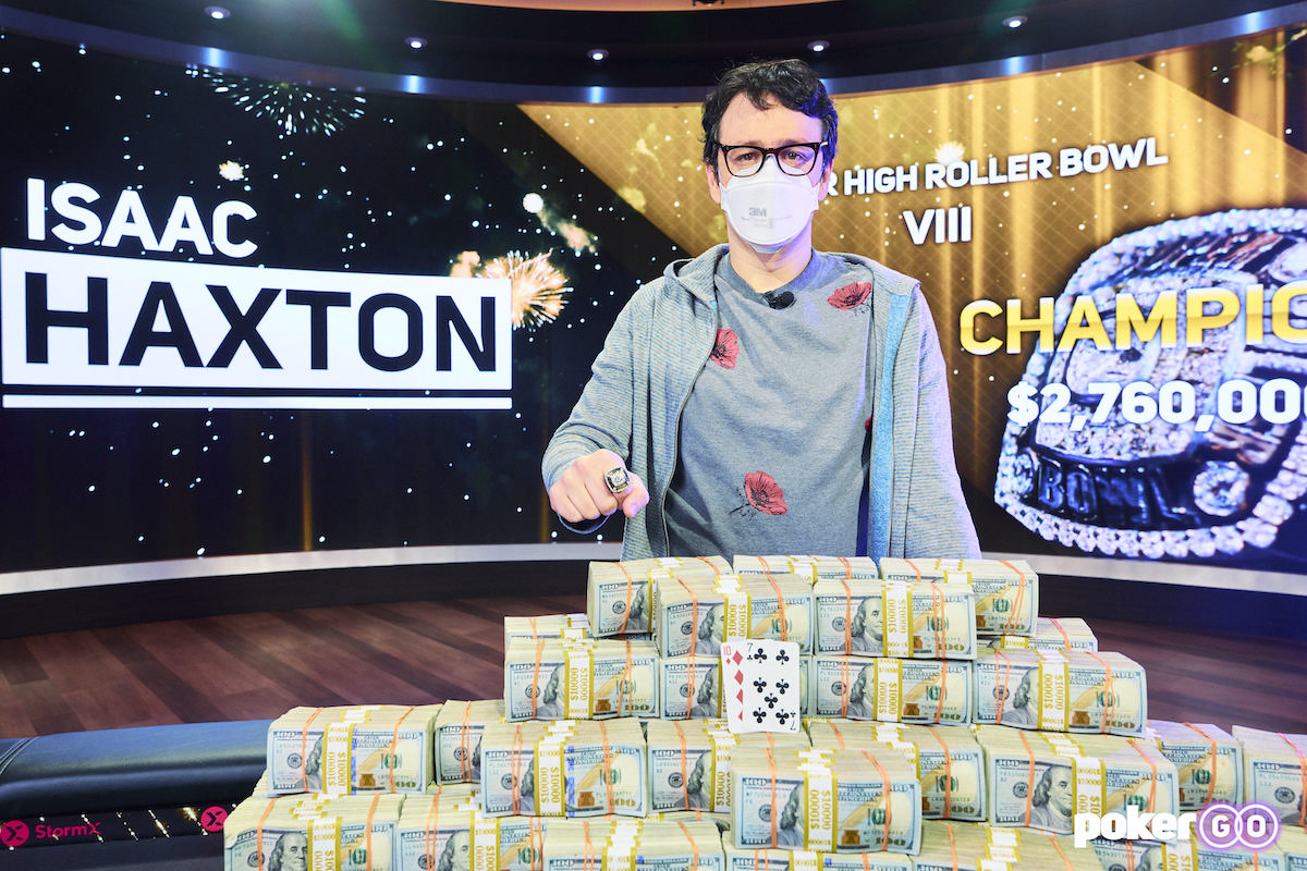 Isaac Haxton Wins PokerGO Super High Roller Bowl VIII and $2.7 Million