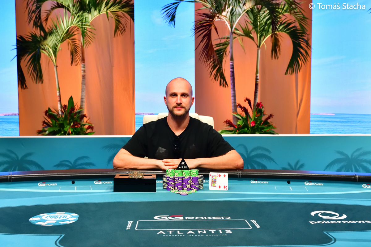 Online Qualifier Stanislav Zegal is the 2023 World Series of Poker Paradise Main Event Champion
